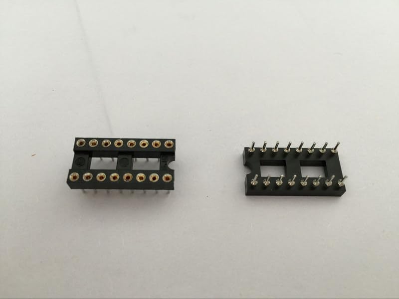 Wiring Connecting Terminals - 25pcs 16 Pin 2.54mm DIP SIP Round IC Sockets Adaptor Solder Type