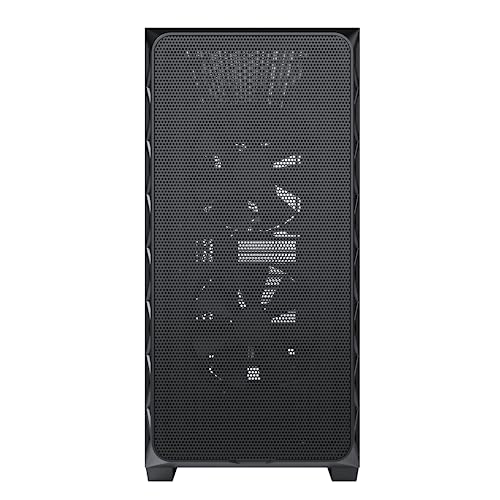 Image of Montech AIR 903 Base, E-ATX Mid Tower Case, High Airflow with Max Capacity, 3X 140mm PWM Fans Pre-Installed, Tempered Glass Side Panel, Mesh Front, Type-C, Support 4090 GPUs, Black