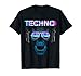 Techno Skull Diskothek Musik T-Shirt