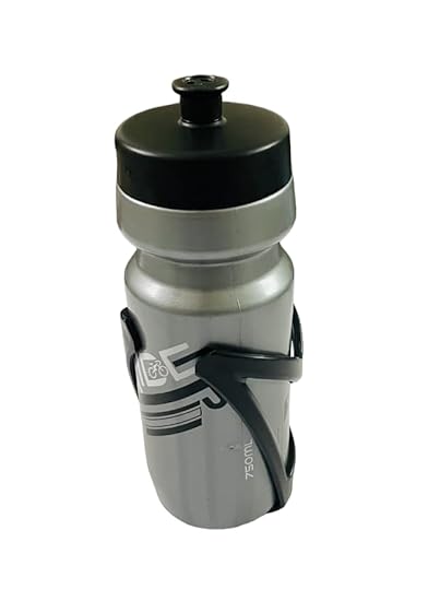 Shrenik Plastic Water Bottle/Sipper 550 milliliter For Sports Outdoor Cycling Gym With Free Bicycle Holder/Cage