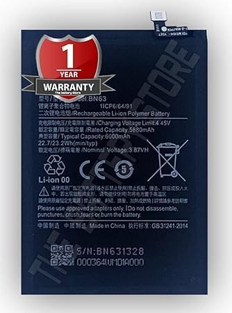 Image of Orignal BN63 Battery for REDMI Mi 10 /10 Prime Battery with 1 Year Warranty*** (for MI BN63)