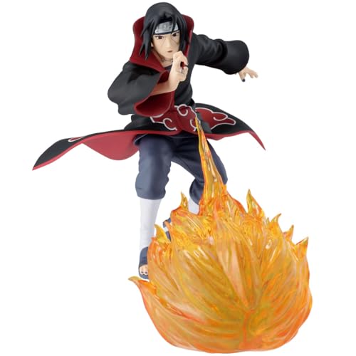 Banpresto Figura de Accion Coleccionable Itachi Uchiha II Naruto Shippuden - Effectreme 13 cm, BP29344P, Multicolor, Optima para los Fanáticos del Anime