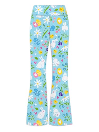 Image of Deerose Girls Halloween Hippie Bell Bottom Pants High Waist Flare Pants 5-14 Years
