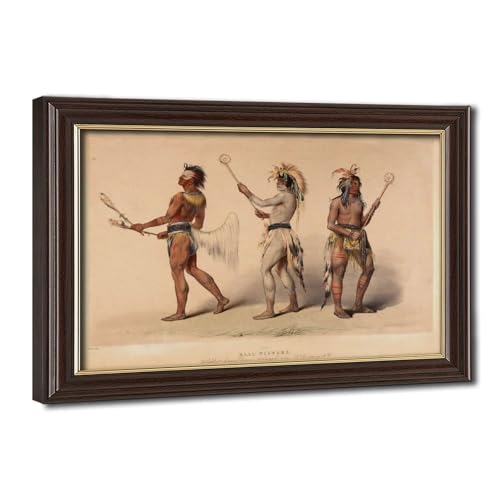 Impression sur toile George Catlin décoration murale amérindienne