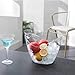 Clear Ice Bucket 2 Pack, 4L Acrylic Ice Buckets for Parties - Beverage Tub for Champagne, Beer, Wine Bottles, Large Drink Cooler Bin for Home or Commercial Use