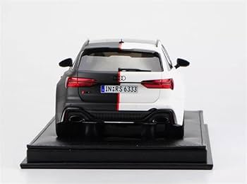 1/18 アウディ　RS6 アバント C8 ダイキャスト　ミニカー　ブラック Amazon.com: for MOTORHELIX for Audi for RS6 Wagon for Avant
