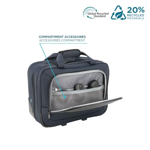 Maletín trolley para portátil de 17" Mobilis, equipaje de cabina resistente al agua 6