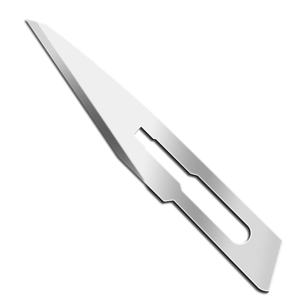 Nagaich™ Carbon steel Scalpel blade or Surgical blade glass van no.24 50 pcs with Stainless Steel Scalpel Handle B.P. no. 4 or size 4 (24) Only Blade (100, 24) (B0DDHB3Y59) Amazon Price History, Amazon Price Tracker