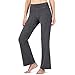 Produktbild NAVISKIN Damen Yoga -und Jogginghose Bootcut mit Taschen grau(kurz) Größe XXL