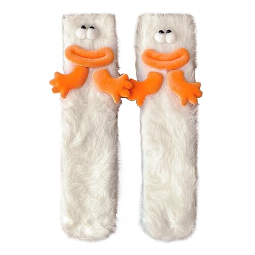 Image of TFTSR Crazy Funny Fuzzy Silly Socks for Kids Women,Girls Fluffy Slipper Novelty Fun Socks,Boy Men Cute Cozy Soft Animal Socks