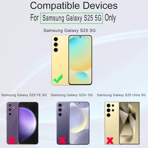 Image of Ibywind Screen Protector For Samsung Galaxy S25 5G 6.2 inch(2 Pack),9H Hardness Tempered Glass,With 1Pc Camera Lens Protector,1Pc Back Carbon Fiber Film,Easy to Install