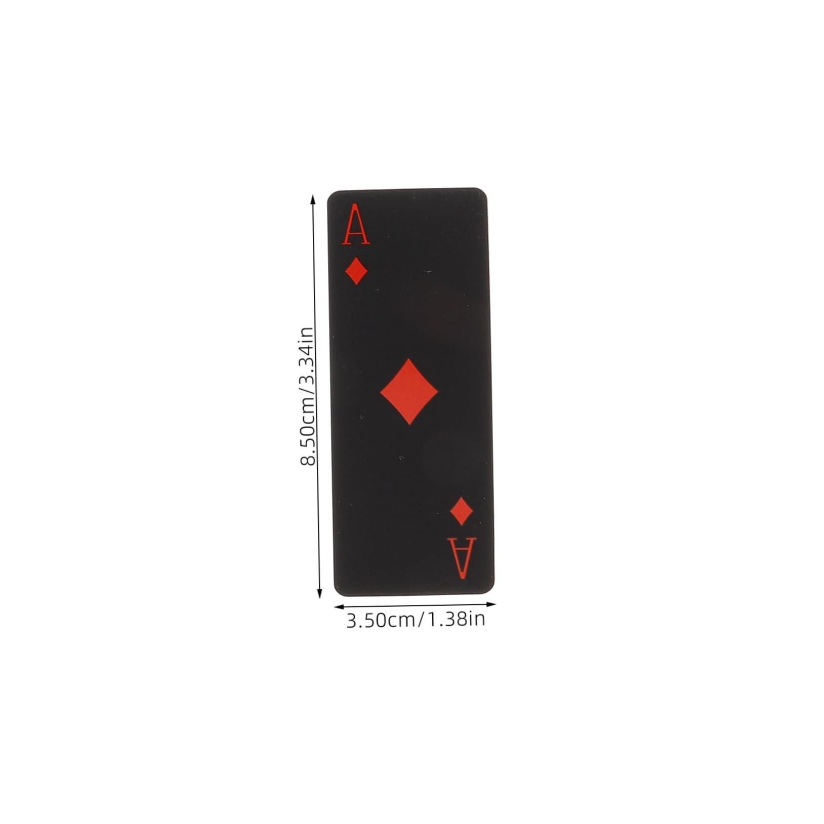 Cartes à Poker Pvc Imperméables Noir Motif Skull Ambiance Halloween