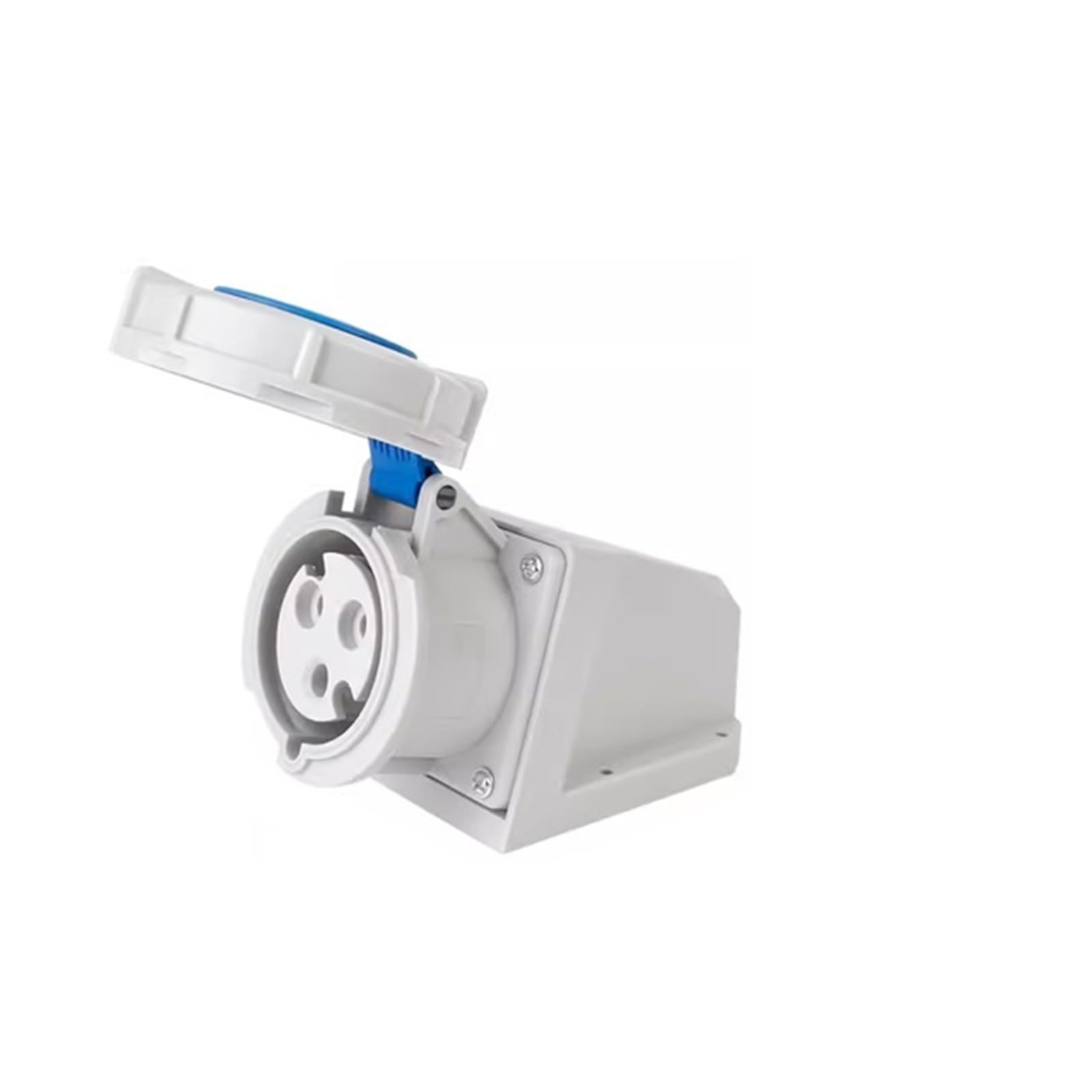 MUYTQAERG IP67 Industrial Plug and Socket 3P 4P 5P 16A/32A Waterproof Connector Electrical Connection Flame Retardant Nylon Shell(32a-wall Socket)