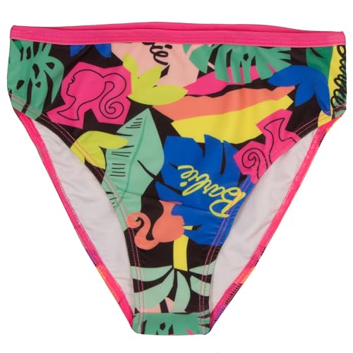 Barbie Girls 2-Piece Swimsuit Set, Cropped Long-Sleeved Rash Guard and Bikini Bottoms, Quick-Drying Swimwear for Kids4