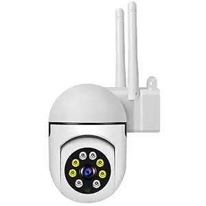 Semux Full HD Wi-fi Wireless IP CCTV Security Camera Light Vision, Night Vision Remote Indoor 1080p V380 Pro App 360 Degree Watch Live Streaming (Mini PTZ)