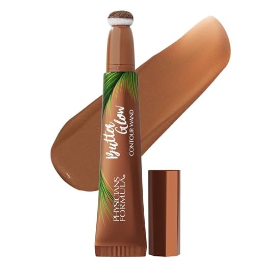 Physicians Formula Butter Glow Contour Wand, Easy Application for Instant Definition, Luxuriously Nourishing & Creamy - Medium to Deep