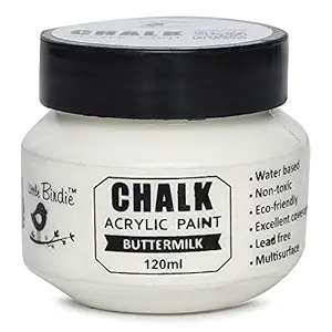 Little Birdie Home Decor Chalk Paint 120ml -Buttermilk