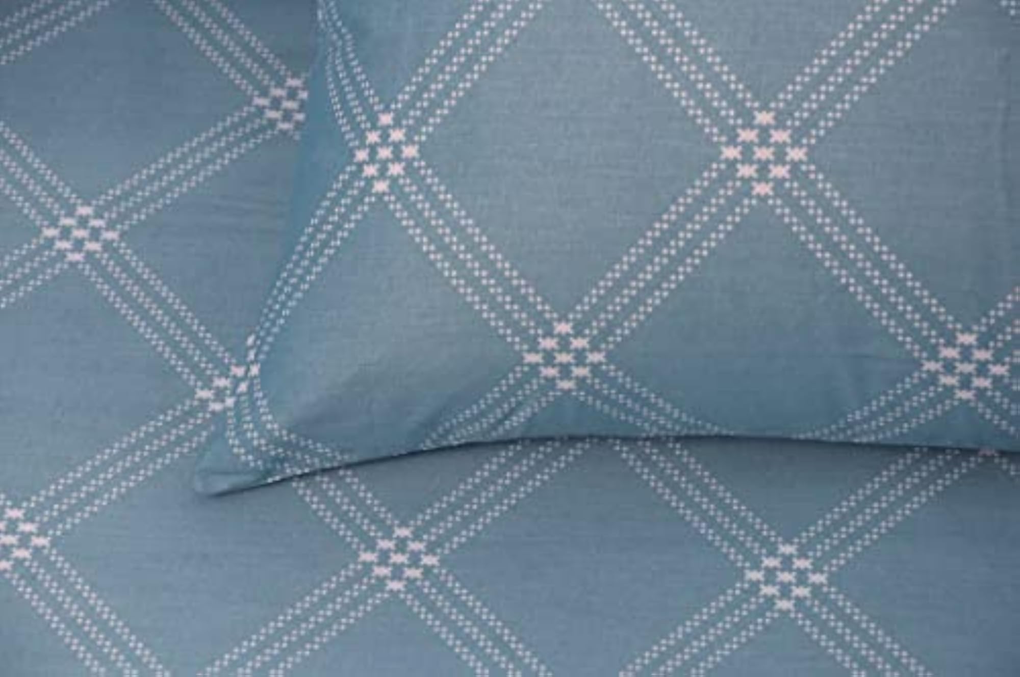 210 TC Pure Cotton Fitted Single Bedsheet with Pillow Cover