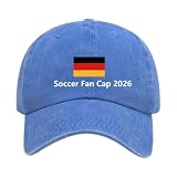 Unisex-Baseballkappe mit klassischem Design für Alltag Freizeit Outdoor – atmungsaktives leichtes Material flexibel verstellbarer Verschluss zuverlässiger Sonnenschutz bequeme (Blue, One Size)