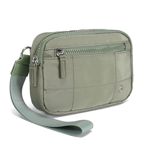 Image of Haytijoe Small Wristlet Wallets for Women Valentines Day Gifts RFID Blocking Travel Wallet Quilted Nylon Phone Purse