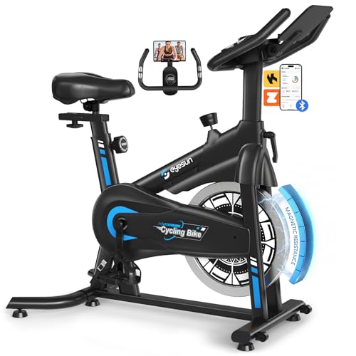 Foldable Exercise Bike with Adjustable Resistance