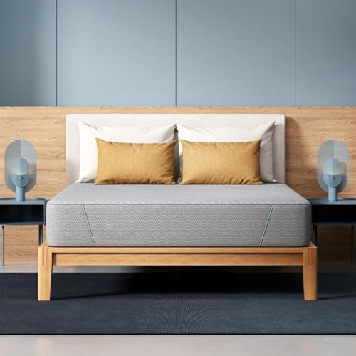 9villa Mattress | 10 Years Warranty | 2 Layered Super Soft,Relax & HR Foam Mattress | Dual Comfort Mattress | Super Soft & Midium Firm Support | Box Mattress | Grey (48x72x5, Double Bed)