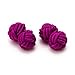 Produktbild Hersteller: Bull & Drake 1 Paar Seidenknoten Manschettenknöpfe Stoffknoten Knötchen dunkles pink Umschlagmanschette Hemd Anzug Business Herren Outfit Gentleman Black Tie