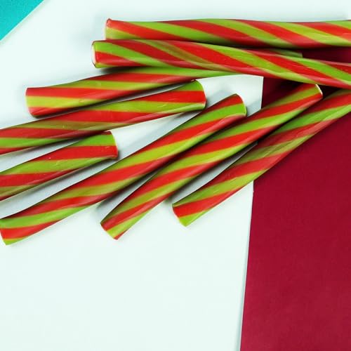 Dulces Sweetzo Twisted Holiday Punch Ropes 3 oz Pack 3 miniatura 7