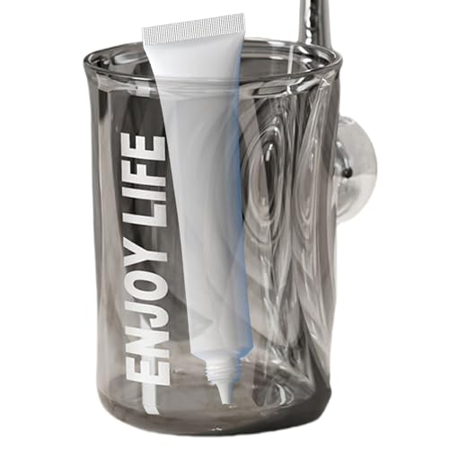 Tazas de enjuague bucal, taza de cepillo de dientes de baño | Soporte de cepillo de dientes de taza de baño - Organizador de tocador de contador impermeable que ahorra espacio para un hotel de apartam