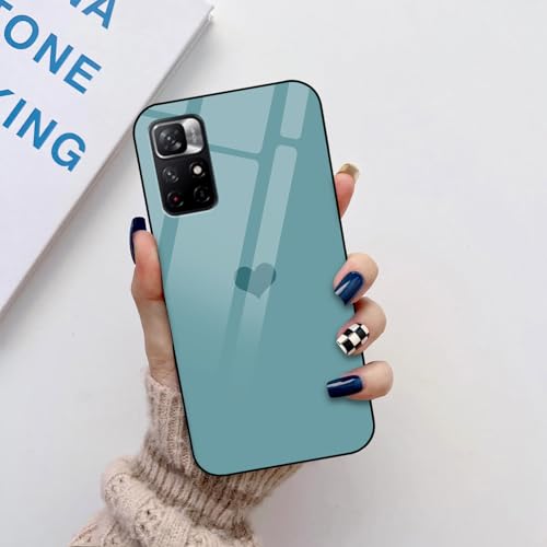 Image of COLORflow Back Cover Compatible with Redmi Note 11 5G / 11S 5G | Pastel Hearts Color Customized | Shockproof TPU Bumper with Camera Protection Back Cover Compatible with Redmi Note 11 5G / 11S 5G