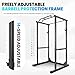 Squat Rack, Power Rack for Home Gym,1800 Lbs Capacitys Bench Press Rack with Pull-up Bar, All in One Power Cage, Adjustable Safety Bars Fitness Power Gym Cage for Weight Training