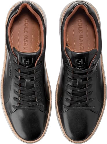 Cole Haan Cole Haan Mens Grandpro Topspin Sneaker, Black/Dove/British Tan, 11.5-W US