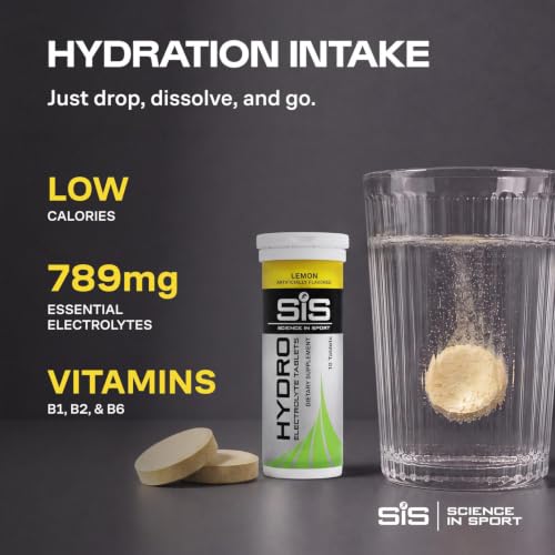 Image of SiS Hydro Tablets, Electrolyte Hydration, No Sugar, Lemon, 8-Pack