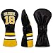Golf Headcovers Happy Gilmore Golf Club Head Covers Advanced Embroidery Premium Leather Driver Headcover Fairway Wood Covers Hybrid Head Covers, Golf Mallet Blade Putter Cover