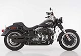 falcon double groove vn 800 gebraucht Auspuff HARLEY DAVIDSON SOFTAIL Fat Boy Lo/Special 2012-2016 FLSTFB FALCON Double Groove