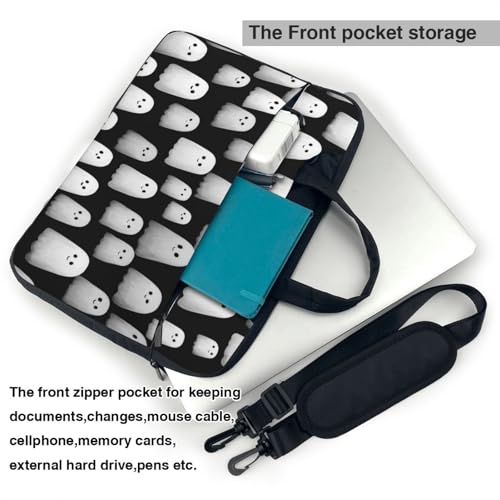 Bolso de portátil blanco fantasmal impermeable 15.6 pulg miniatura 4