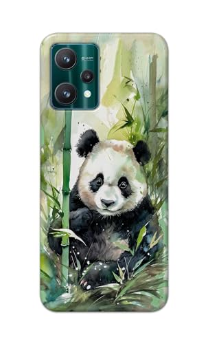 Image of Printed Hard Back Cover for Realme 9 Pro 5G Back Cover (Panda -J1) -190724(EA)