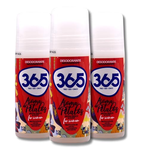 Antitranspirante 365 Aroma a Pétalos Para Mujer 3 oz Pack 3 miniatura 1