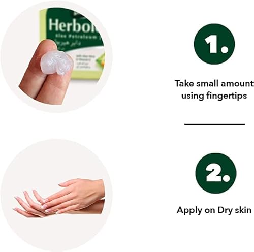 image for Dabur Herbolene Aloe Vera Gel Petroleum Jelly - Enhanced with Vitamin 