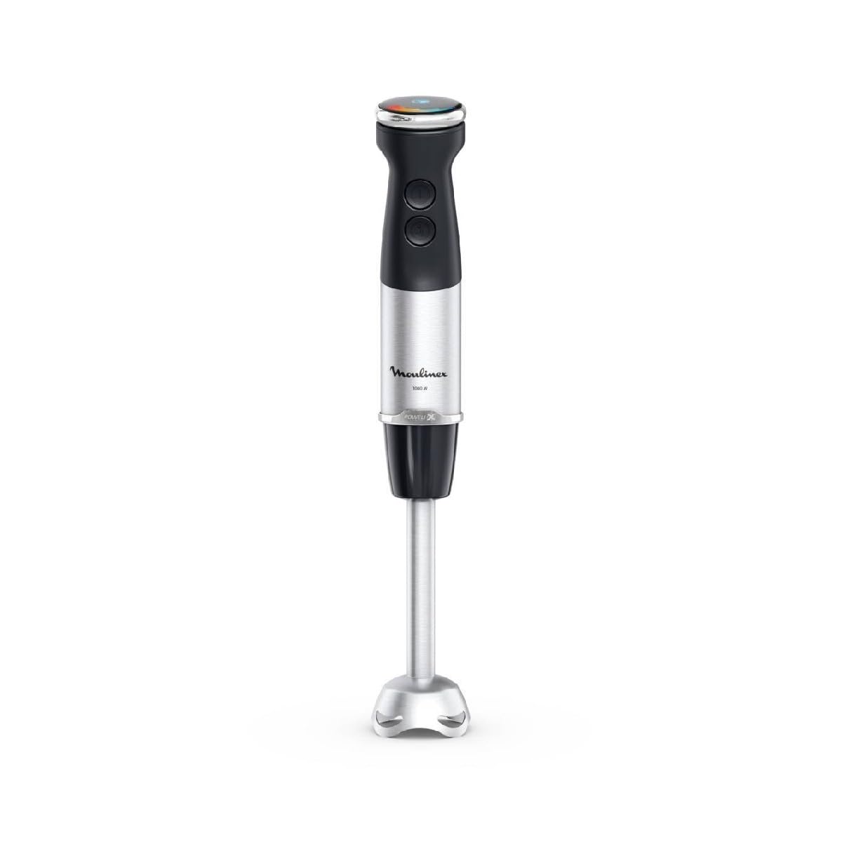 MIXEUR 1000W 4 LAMES 20VIT + TURBO MINI HACHOIR FOUET BOL DOSEUR NOIR MOULINEX - DD673810