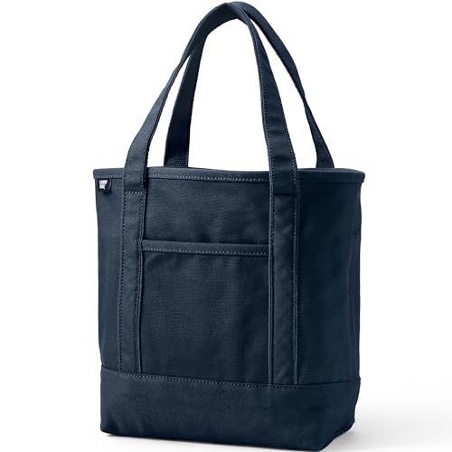 Image of Lands' End Open Top Canvas Tote Bag