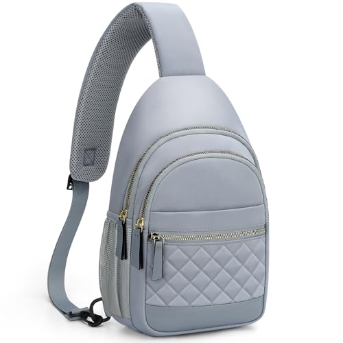 Image of Capolo Sling Bag for Women Men Waterproof Crossbody Bags for Women Trendy Casual Fanny Pack with Convertible Shoulder Strap Chest Bag for Travel Hiking(Blue, Large)