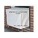 Window Air Conditioner Cover - Window/thru Wall - Outdoor - 24W, 16H, 16D - White