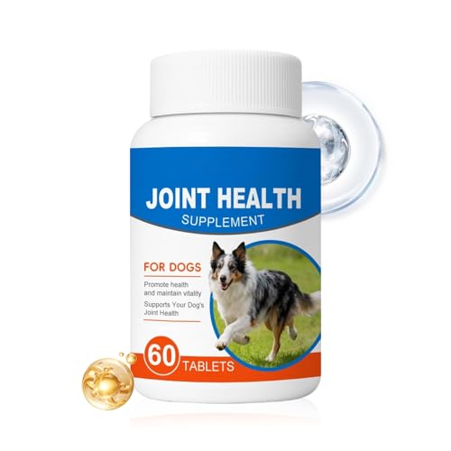 WJnflQN Bocadillos masticables para las caderas y las articulaciones de los perros | 60 pastillas naturales | Complemento articular para perros de edad avanzada - para apoyar la salud, la nutrición