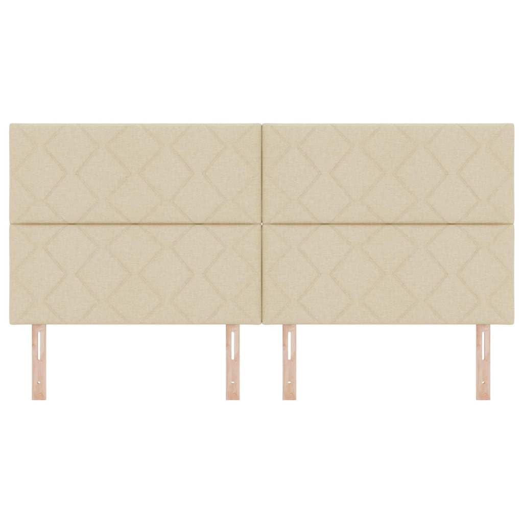 Cabecero de cama moderno de tela con marco de madera de pino macizo, altura ajustable 118/128 cm, duradero, para dormitorio, dormitorio juvenil y habitación de invitados