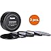 Produktbild Rollei Extremium Filterset bestehend aus: je 1x UV Filter, 1x Polfilter und 1x Grau Filter ND8 Filter aus Gorilla Glas mit Titan Ring und Aluminium-Schutzdeckel für Kamera Objektive. (72mm)
