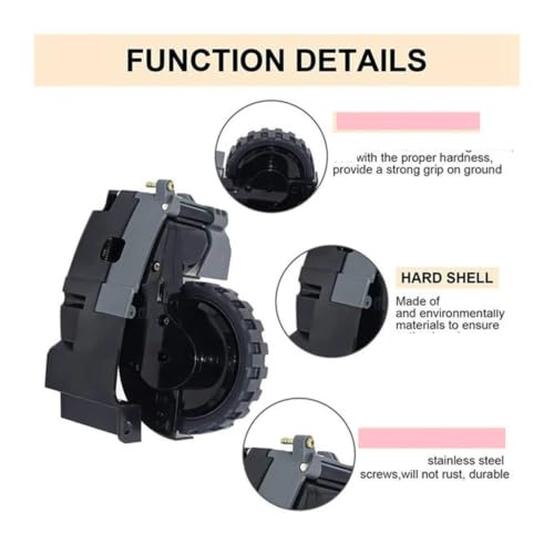 Roue de remplacement pour aspirateur Roomba i7+ j7+ e5 - 6