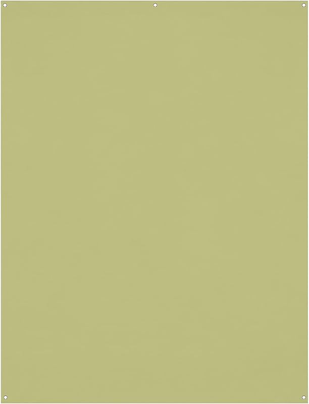 Westcott X-Drop Wrinkle-Resistant 5' x 7' (1.52 x 2.13m) Backdrop for Headshots, Photoshoots & Product Photos - Portable and Travel Friendly (Light Moss Green)