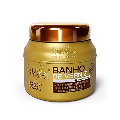 Forever Liss | VARNISH BATH HAIR MASK | Ultra Moisturizing, Silky and Shiny Hair | All Hair Types | 17.6 oz - 500g