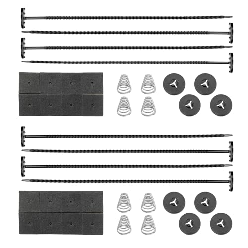 LTDCVTR Automotive Fan Mounting Kit, Radiator Fan Zip Ties Car Radiator Cooling Fan Mounting Kit, Electric Transmission Cooler Mounting Kits for Cooling Fan for Universal Car Vehicle